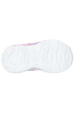 Skechers Play Scene Fun Squad – Rosa Sneaker mit Glitzer und verzierter Sohle