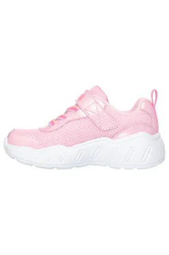 Skechers Play Scene Fun Squad – Rosa Sneaker mit Glitzer und verzierter Sohle