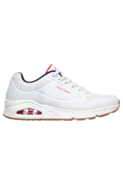 Skechers Uno - Stand On Air Bianche e Blu