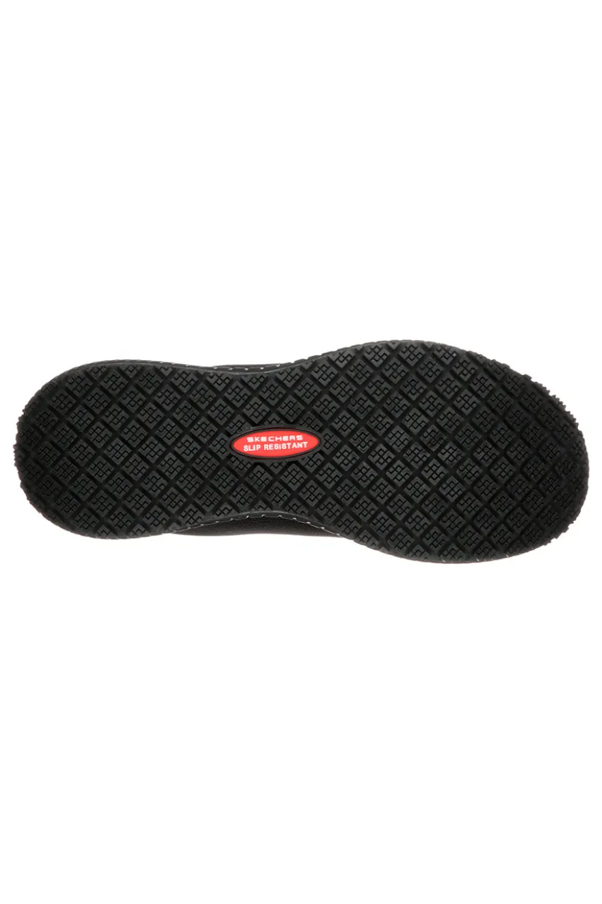 Skechers Work: Squad SR Arbeitsschuhe in Schwarz und Pink