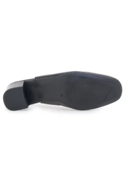 Slingback nere in vera pelle con tacco basso Prima riga 21684LIDY
