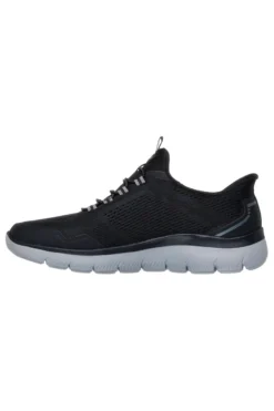 Slip-on nere vegan con suola ammortizzata Skechers Summits Top Rate