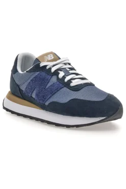 Sneaker blu inserti in pelle New balance M2374EK