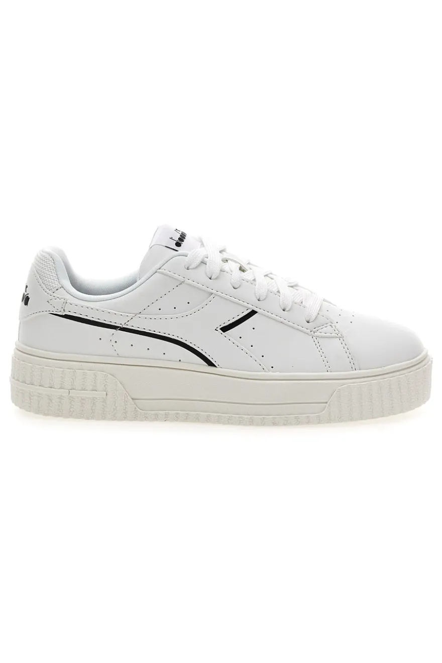 Sneaker da donna bianche con platform Diadora Jace Double Wn