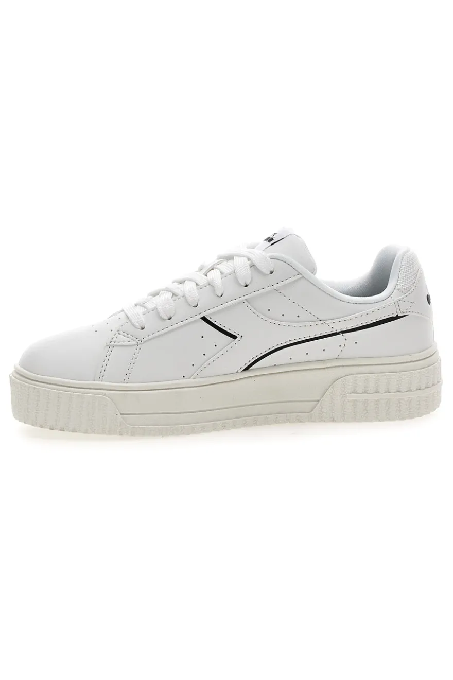 Sneaker da donna bianche con platform Diadora Jace Double Wn