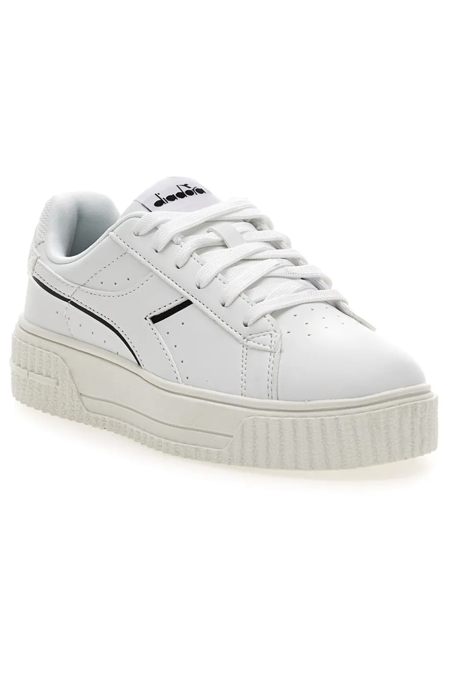 Sneaker da donna bianche con platform Diadora Jace Double Wn