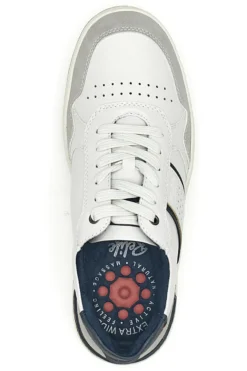 Sneaker da uomo bianco e blu con inserti a contrasto Relife 68882572302