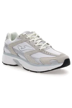 Sneaker da uomo grigie e bianche in mesh traspirante Joma RRT50S2602