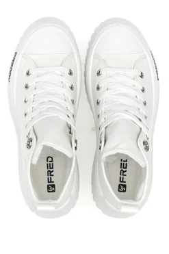 Sneakers Alte Bianche con Platform FREDDY FY7602