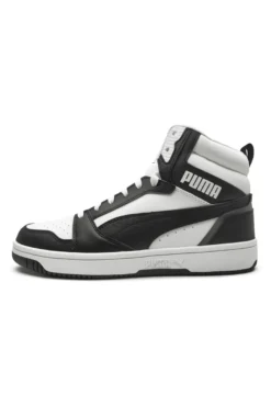 Sneakers alte bianche e nere Puma Rebound V6