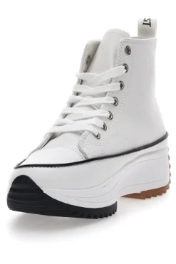Sneakers Alte con Platform Bianche Everlast 02