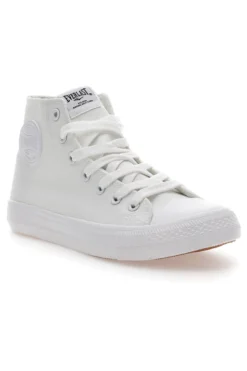 Sneakers Alte in Tela Bianche Everlast 238