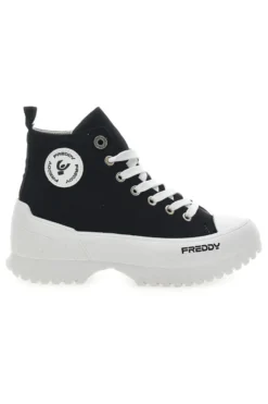 Sneakers Alte Nere con Platform Bianco FREDDY FY7602