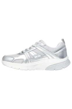 Sneakers argento con inserti in mesh Skechers Bobs Vamos