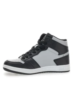 Sneakers Argento e Nere Mid-Cut Everlast 716