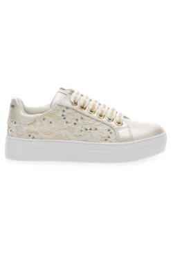 Sneakers Avorio Con Platform Laura Biagiotti 8321