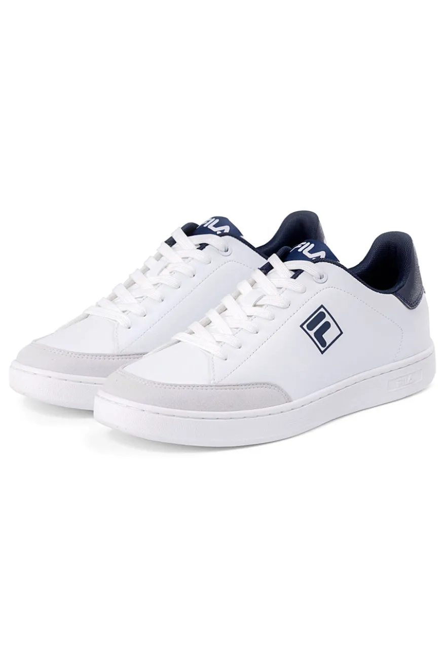 Sneakers Basse Bianche con dettagli Blu FILA COURTBAY