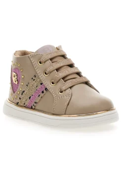 Sneakers Beige Con Dettagli Dorati Laura Biagiotti 92929335