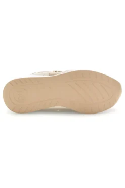 Sneakers beige con dettagli dorati Mariella Burani 52100C1440