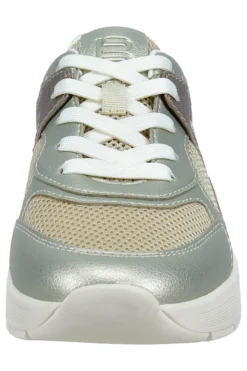 Sneakers Beige con Dettagli Effetto Metallizzato e Soletta Estraibile Bagatt D35AQM015069