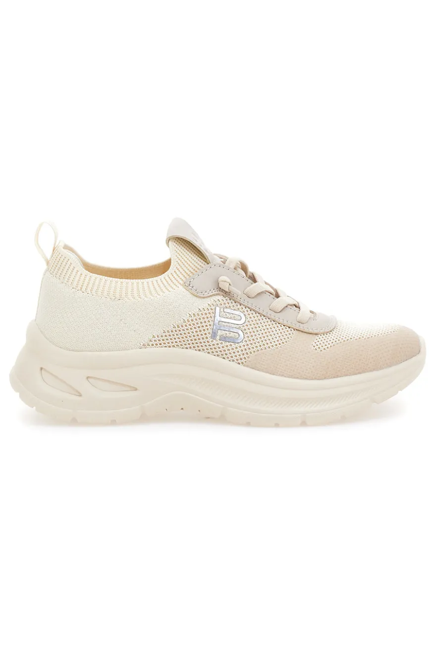 Sneakers Beige con Dettagli Metallici BAGATT 31AR760
