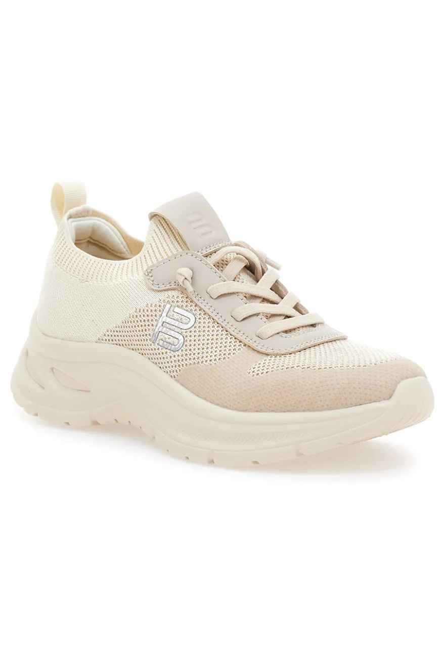 Sneakers Beige con Dettagli Metallici BAGATT 31AR760