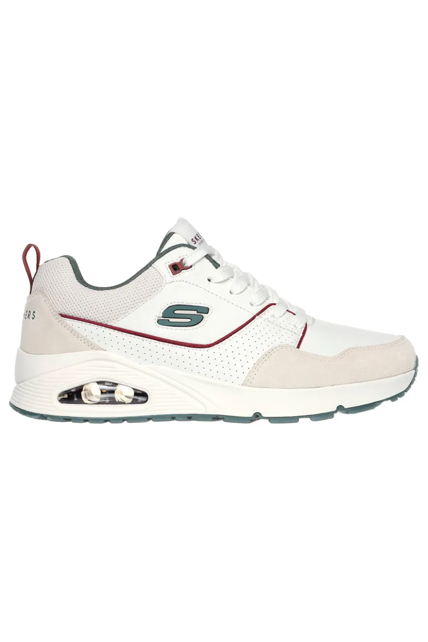 Sneakers Beige con Intersuola ammortizzata ad aria Skech-Air SKECHERS Uno - Retro One