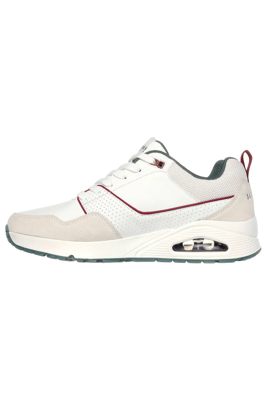 Sneakers Beige con Intersuola ammortizzata ad aria Skech-Air SKECHERS Uno - Retro One