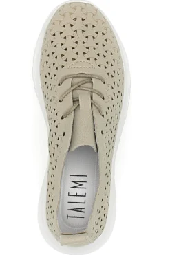 Sneakers Beige con Tomaia Traforata TALEMI BK25S861