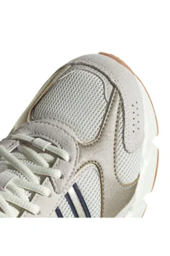 Sneakers beige in mesh con dettagli argento e suola Cloudfoam Adidas Crazychaos 2000
