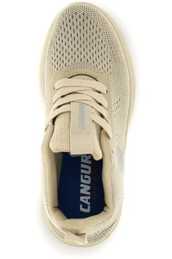 Sneakers beige in mesh traspirante Canguro CA1267