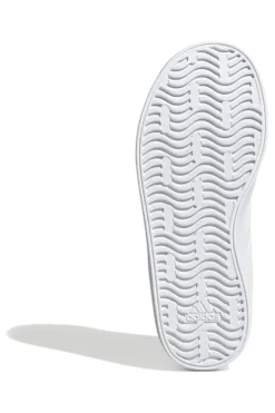Sneakers beige in pelle con strisce bianche Adidas VL Court 3 K