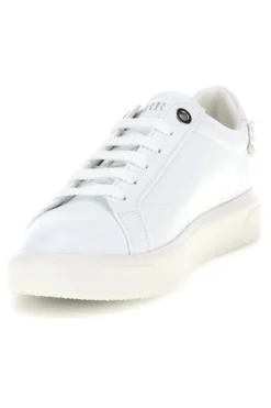 Sneakers bianche con applicazioni floreali Ferre F760