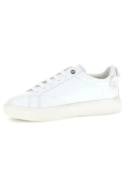 Sneakers bianche con applicazioni floreali Ferre F760
