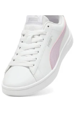 Sneakers Bianche con Banda Rosa Puma Rickie Classic JR
