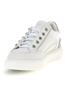 Sneakers bianche con brillantini Ferre F763