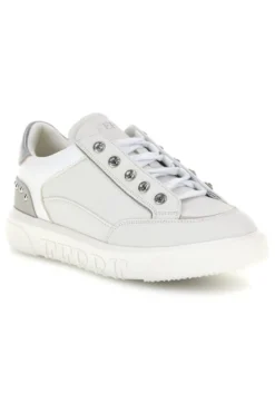 Sneakers bianche con brillantini Ferre F763