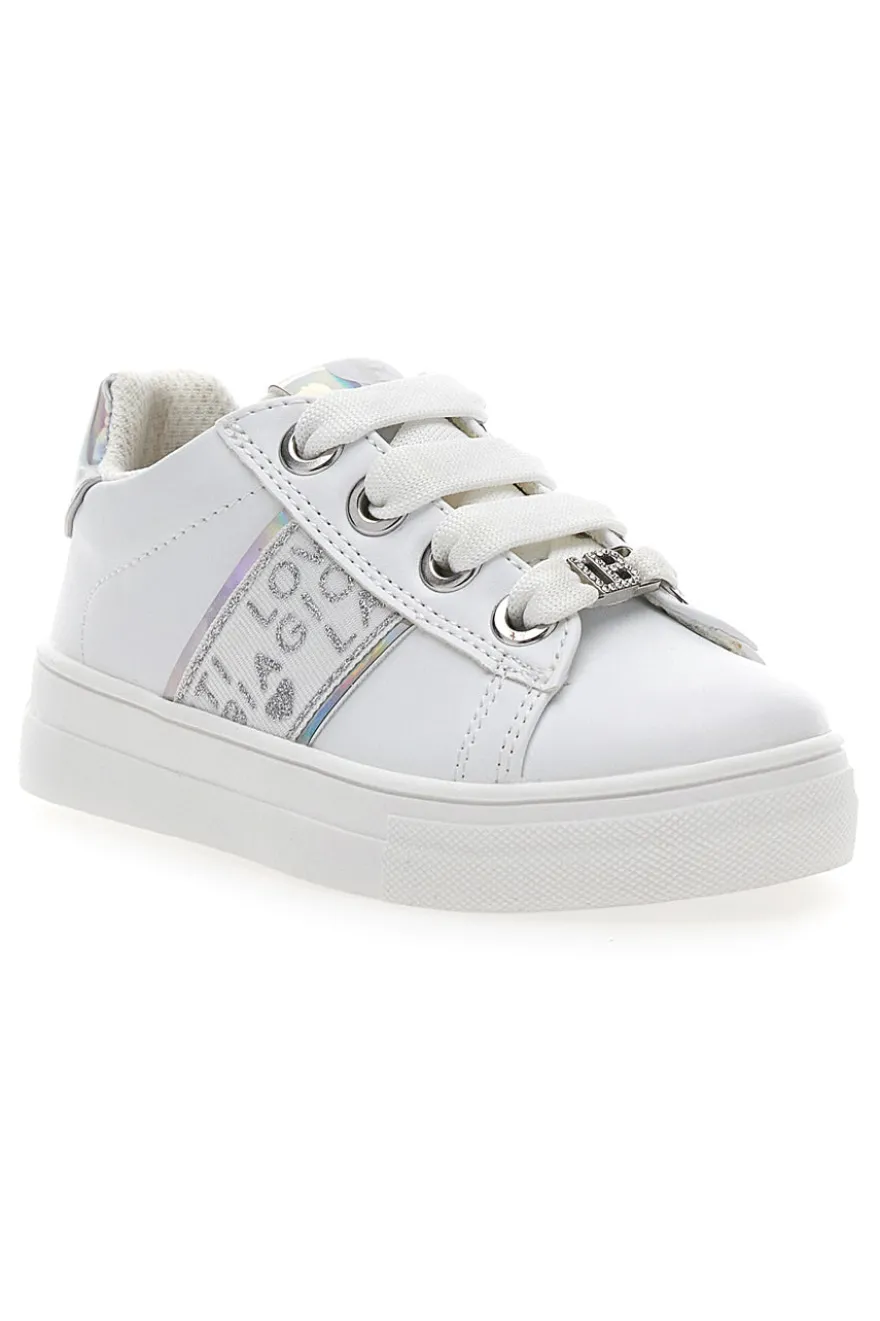 Sneakers Bianche con Cerniera Laterale LAURA BIAGIOTTI AGI7048