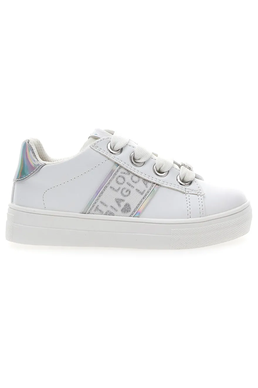 Sneakers Bianche con Cerniera Laterale LAURA BIAGIOTTI AGI7048