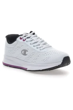 Sneakers Bianche con Dettagli Blu e Tomaia in Mesh CHAMPION JAUNT