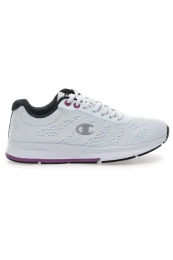 Sneakers Bianche con Dettagli Blu e Tomaia in Mesh CHAMPION JAUNT