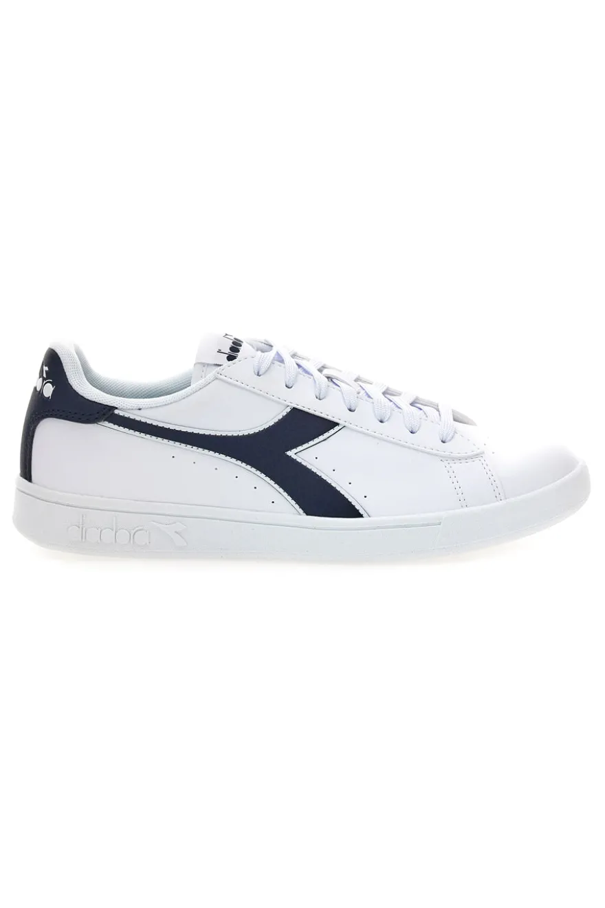Sneakers bianche con dettagli blu Diadora 178327 C4656