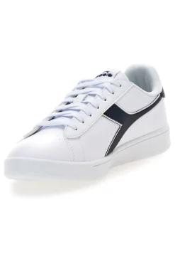 Sneakers bianche con dettagli blu Diadora 178327 C4656