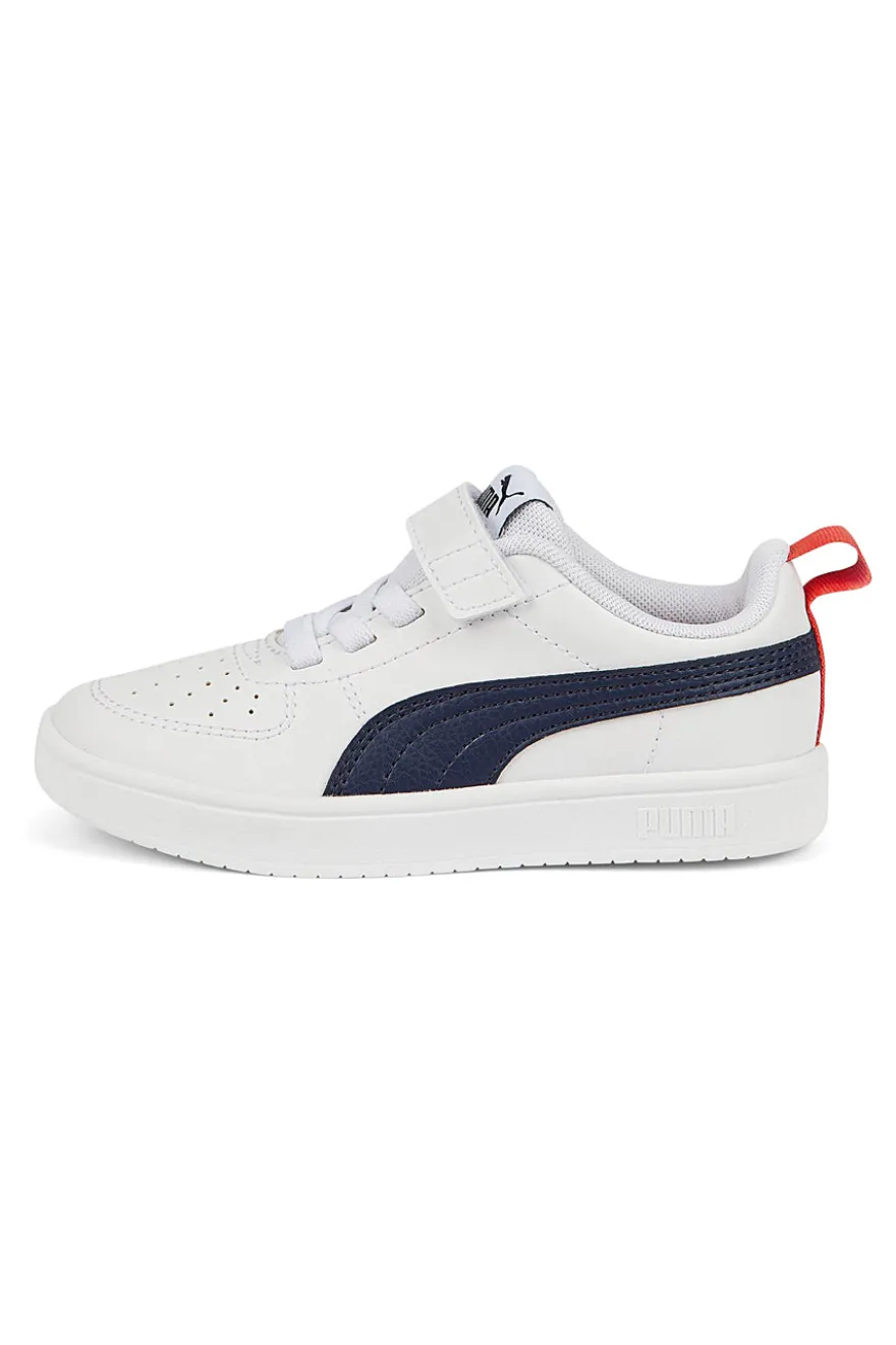 Sneakers bianche con dettagli blu e rossi Puma Rickie AC+ PS