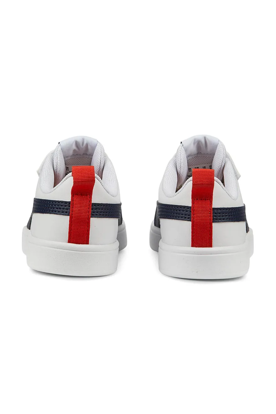 Sneakers bianche con dettagli blu e rossi Puma Rickie AC+ PS