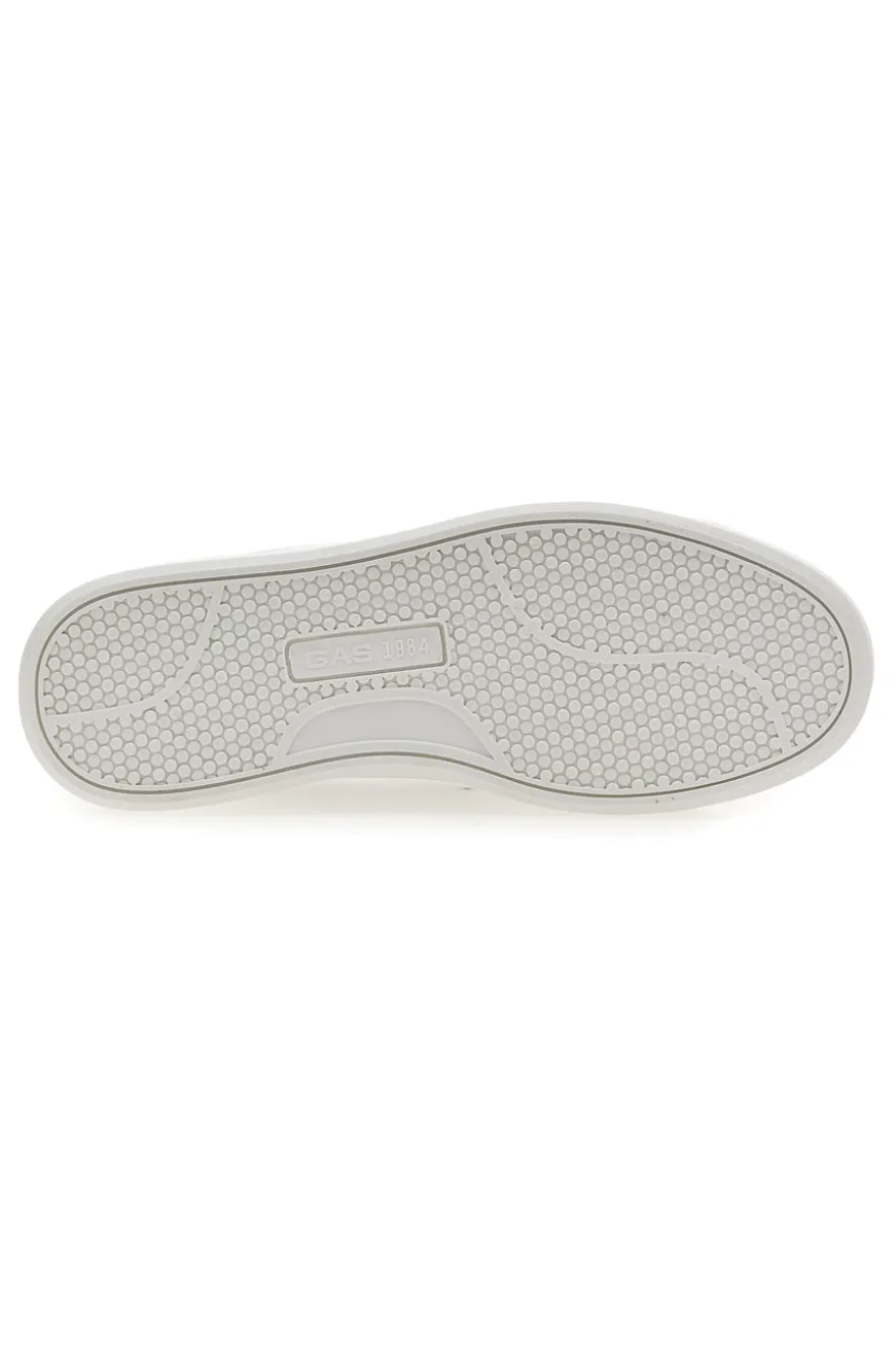 Sneakers bianche con dettaglio nero Gas Leonard LTX