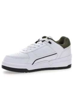 Sneakers bianche con dettagli verde e nero Champion RD18 HERITAGE LOW