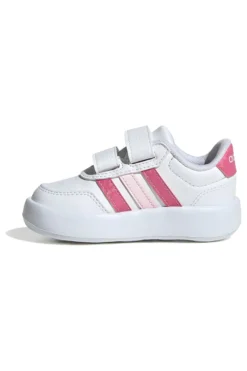 Sneakers bianche con dettagli rosa e suola Bubblecomfy Adidas Breaknet 3.0 CF I