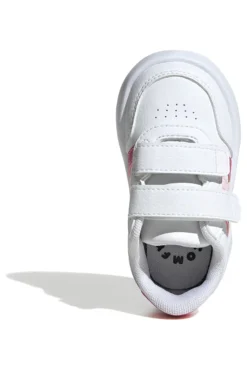 Sneakers bianche con dettagli rosa e suola Bubblecomfy Adidas Breaknet 3.0 CF I