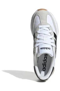 Sneakers Bianche con Dettagli Neri e Grigi ADIDAS RUN 70s 2.0 J